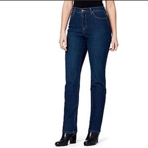 GLORIA VANDERBILT Slimming Jeans Tapered Leg Classic Rise Size 14 NWT